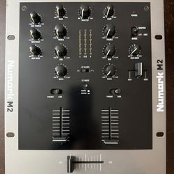 Numark M2 2-Channel DJ Mixer w/ AC Adapter 