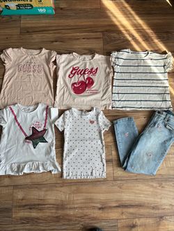 Guess Girls Clothing Bundle – 5 Tops & Jeans