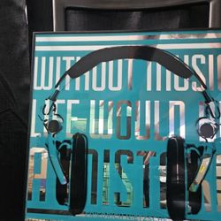Mirrored Music Hanging Wall Art