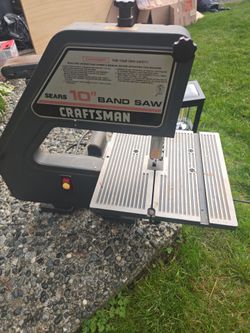Craftsman 10" band saw