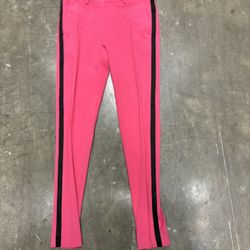 Pink Tuxedo Pants with Black Striping by ASOS