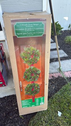 3 Wreath  Door Hanger