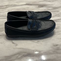 Coach Men's Black Signature Loafers