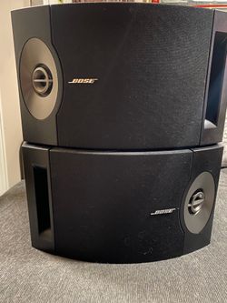 Bose 201 Series V Direct/Reflecting Stereo Bookshelf Speakers Matched Pair Black 120W