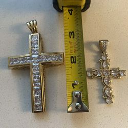 Gold plated crosses (read description)