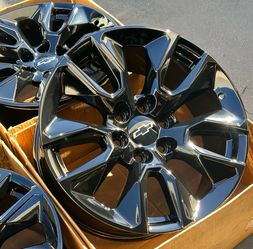 20” Chevy Silverado factory wheels rims gloss black new Tahoe