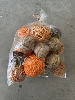 Fall Decorative Spheres