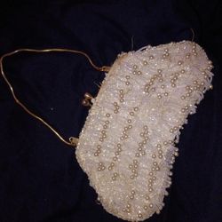 Antique Beaded Clutch