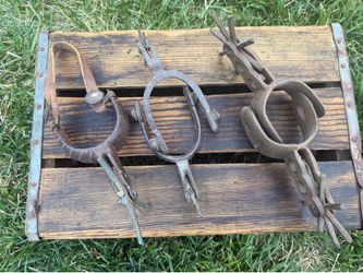 Cowboy spurs mixed lot all for $35