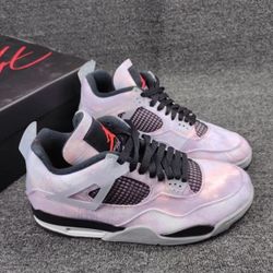 Jordan Air Jordan 4 Retro Se “Amethyst Wave” Colorful Tie-Dye Zen Master Galaxy Mid-Top Retro Basketball Shoes Men's Colorful