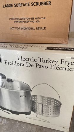 Charmglow electric turkey fryer