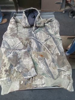 Carhartt Zip Camo Hoodie Jacket