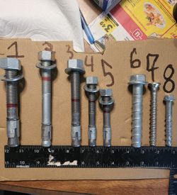 Anchor bolts