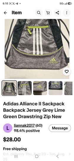 Adidas Alliance Sackpack