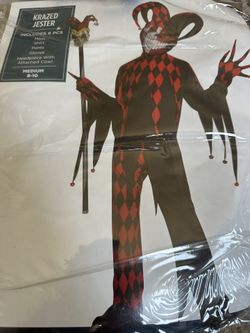 Krazed Jester Kids Costume