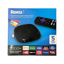 Roku 1 HD Media Streaming Player - New
