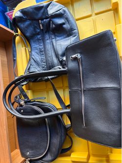 Leather handbags