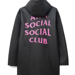 100% Authentic Anti Social Social Club x Stutterheim Raincoat!