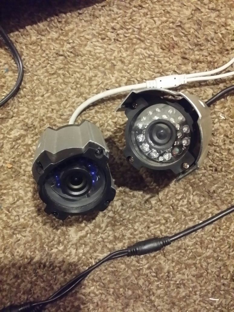2 Cctv hd security cameras