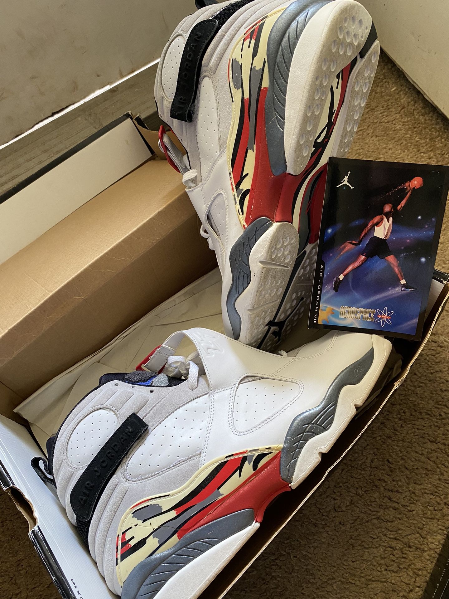 Air Jordan Retro (Bugs Bunny)WHITE/BLACK TRUE RED BLA/NOIR