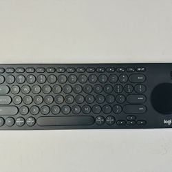 Logitech Wireless Keyboard Touchpad D-pad Combo for Computers/HTPC/Mac