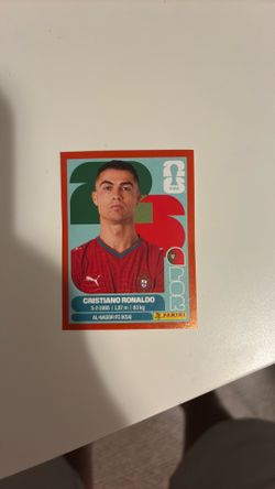 Red border Cristiano Ronaldo world cup card