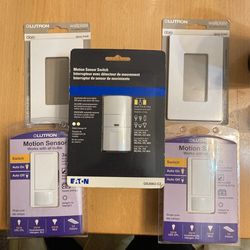 New Light Switches In Unopened Box.