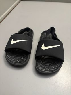 Toddler Sandals Slides Nike Size 7c Black