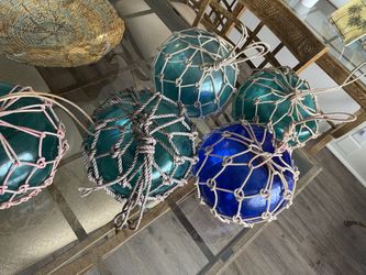 5 Japanese Vintage Floating Balls 