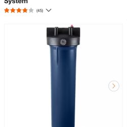 GE Whole House Water Filtration System