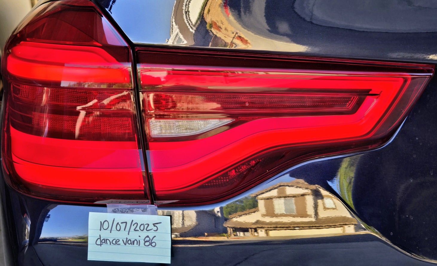 * BMW X3 TAIL LIGHT FULL ASSEMBLY - 4 LIGHTS 2018 2019 2020 2021 LED OEM  *