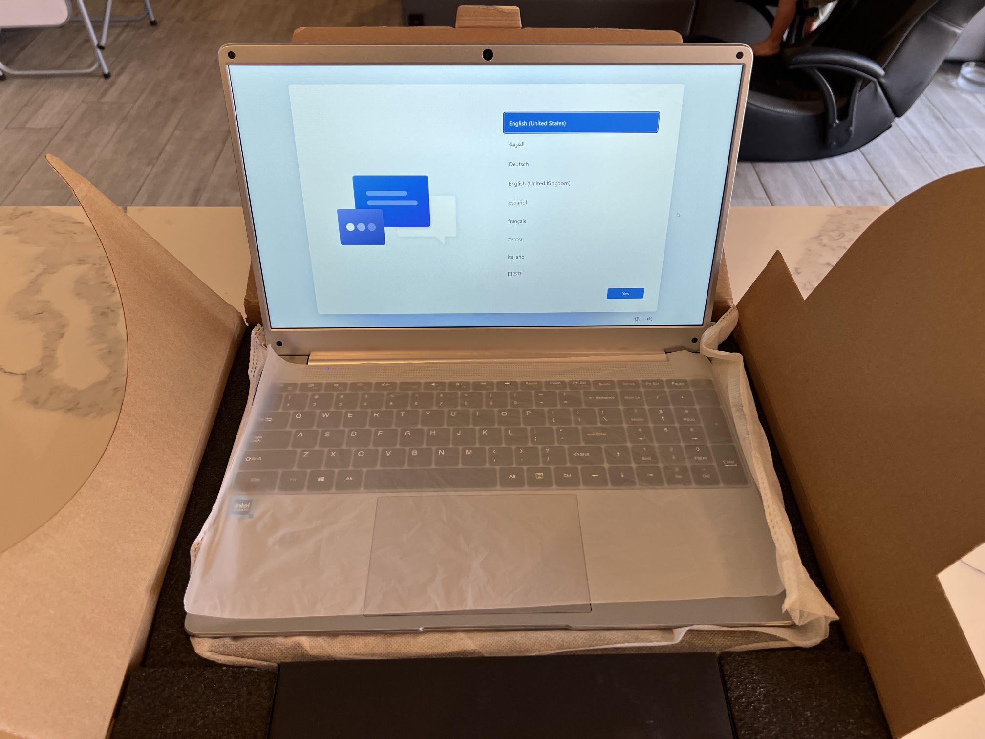 Laptop, 15.6 inches FHD(1920 x 1080) IPS Display, i3-5005U, 8GB RAM and 512GB SSD Laptop Computer, 2.4G/5G WiFi, BT5.0 and RJ45, Full Functional Type