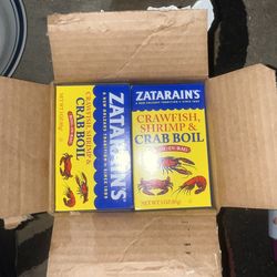 Zatarain's Crawfish, Shrimp, And Crab Boil In A Bag 3 Oz (Pack of 6)