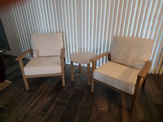 New Hampton Bay  Metal Chairs and Table.
