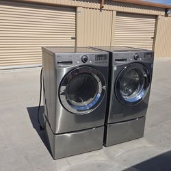 Washer and dryer electric