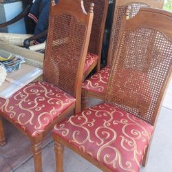 CANE Back Cushioned Chairs