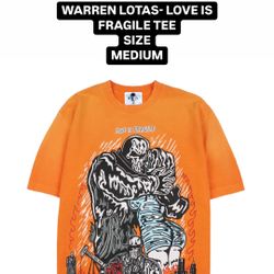 Warren Lotas Love Is Fragile Tee- Medium