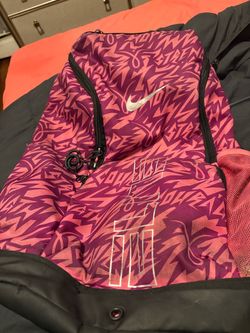 Nike KD Elite Backpack Pink Graphic Print