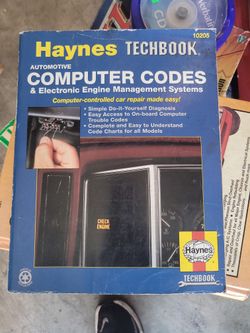 Haynes Texhbook Auto Computer Codes
