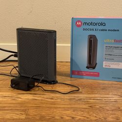 Motorola Docsis 3.1 Plus 2.5gbps Cable Modem 