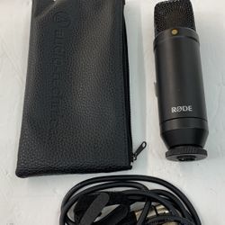 RODE  NT1  P48 Microphone With Cord, Pouch