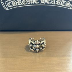 Chrome Hearts Double Floral Ring 