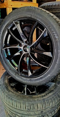 17" rims and tires 5x114