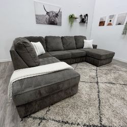 Gray Sectional Couch - Free Delivery 
