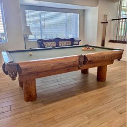 Viking Northwoods 8 Foot Ponderosa Pine Pool Table