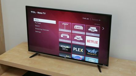 48-INCH TCL ROKU SMART HDTV FOR SALE BACK WITH A 60 DAY MALFUNCTION WARRANTY