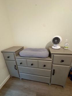 Hardwood Dresser Changing Table