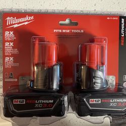 MILWAUKEE BATTERIES – BRAND NEW & SEALED – MIAMI / FORT LAUDERDALE ⚡