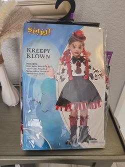 Spirit Kreepy Klown Girls Halloween Costume