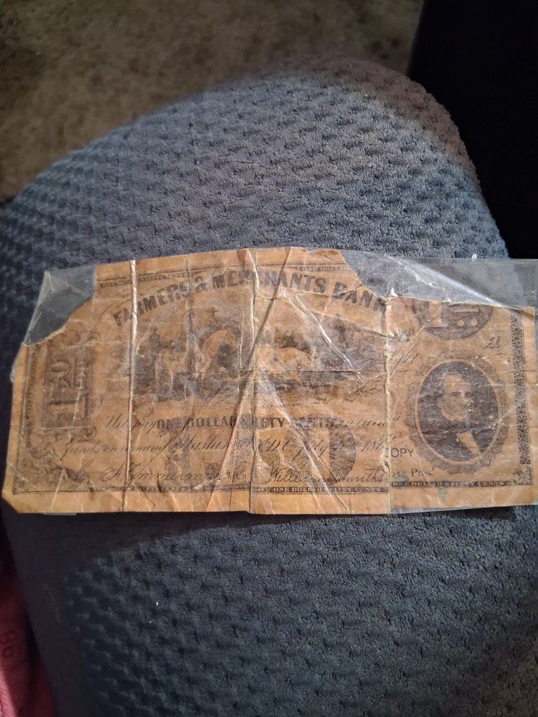 Rare Old Bank Note
